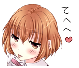 High school girl of the Kansai dialect sticker #9825791