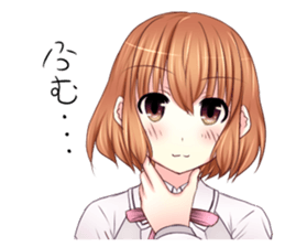 High school girl of the Kansai dialect sticker #9825792