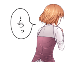 High school girl of the Kansai dialect sticker #9825795