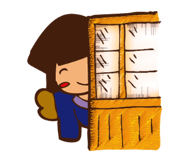 Snow Child Winter sticker #9826219