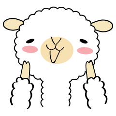alpaca  Sticker