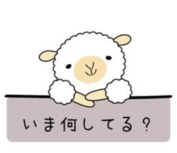 alpaca  Sticker sticker #9827540