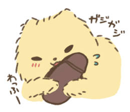 Wonderful every day with the cute puppy. sticker #9827922