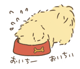 Wonderful every day with the cute puppy. sticker #9827925