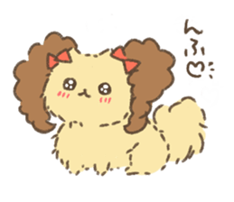 Wonderful every day with the cute puppy. sticker #9827952