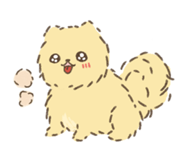 Wonderful every day with the cute puppy. sticker #9827958