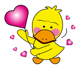 Naughty duck sticker #9828712