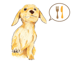 Team Dachs Dachshund! sticker #9829005