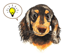 Team Dachs Dachshund! sticker #9829006