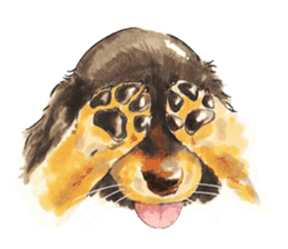 Team Dachs Dachshund! sticker #9829010