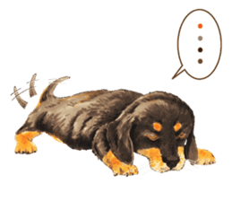 Team Dachs Dachshund! sticker #9829025