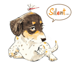 Team Dachs Dachshund! sticker #9829032