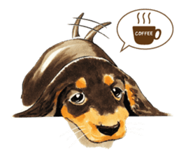 Team Dachs Dachshund! sticker #9829036