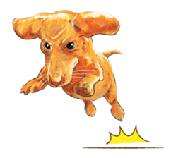 Team Dachs Dachshund! sticker #9829037