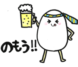 Japanese egg girl sticker #9829564