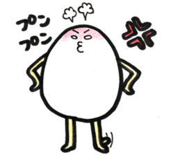 Japanese egg girl sticker #9829580