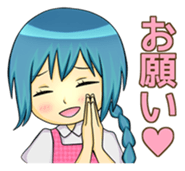 People of Ichinoseki Yukun,Ayasan,Momo sticker #9829852