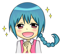 People of Ichinoseki Yukun,Ayasan,Momo sticker #9829860