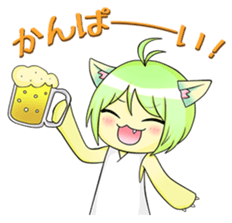 People of Ichinoseki Yukun,Ayasan,Momo sticker #9829864