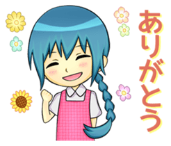 People of Ichinoseki Yukun,Ayasan,Momo sticker #9829869