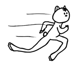 Stylish pretty Cat sticker #9830047