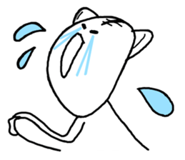 Stylish pretty Cat sticker #9830051