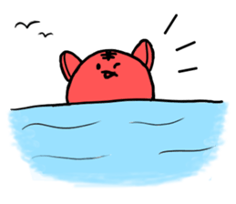 Stylish pretty Cat sticker #9830053