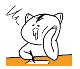 Stylish pretty Cat sticker #9830058