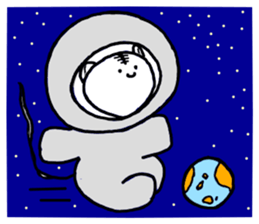 Stylish pretty Cat sticker #9830060