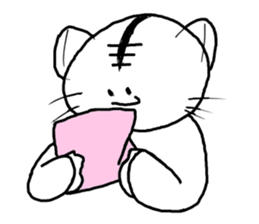 Stylish pretty Cat sticker #9830061