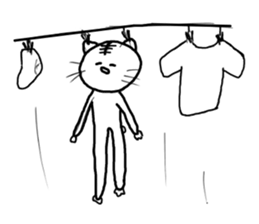 Stylish pretty Cat sticker #9830064