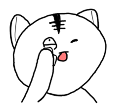 Stylish pretty Cat sticker #9830066