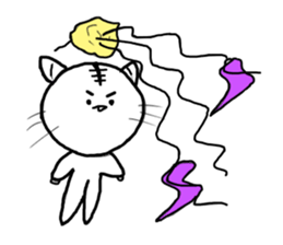 Stylish pretty Cat sticker #9830070