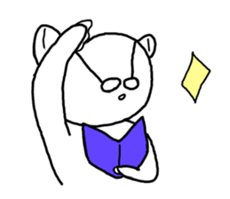 Stylish pretty Cat sticker #9830072