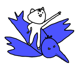 Stylish pretty Cat sticker #9830076