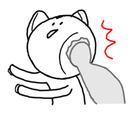 Stylish pretty Cat sticker #9830077