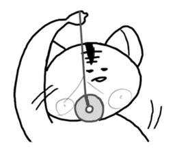 Stylish pretty Cat sticker #9830078