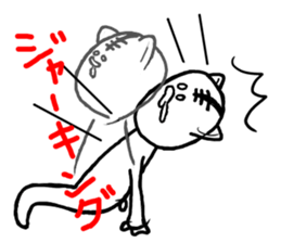 Stylish pretty Cat sticker #9830079