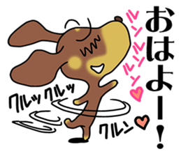 miniaturedachshund Basically greeting sticker #9830080