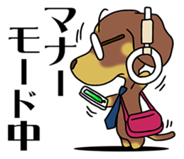 miniaturedachshund Basically greeting sticker #9830096