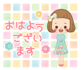 Natural sticker of the girl sticker #9830601