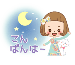 Natural sticker of the girl sticker #9830603