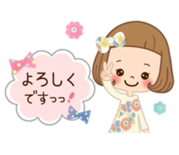 Natural sticker of the girl sticker #9830606