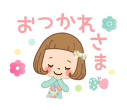 Natural sticker of the girl sticker #9830609