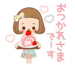 Natural sticker of the girl sticker #9830610