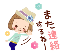 Natural sticker of the girl sticker #9830625