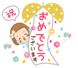 Natural sticker of the girl sticker #9830635