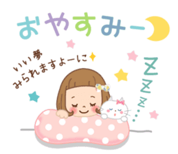 Natural sticker of the girl sticker #9830636