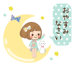 Natural sticker of the girl sticker #9830637