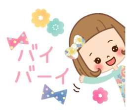 Natural sticker of the girl sticker #9830638